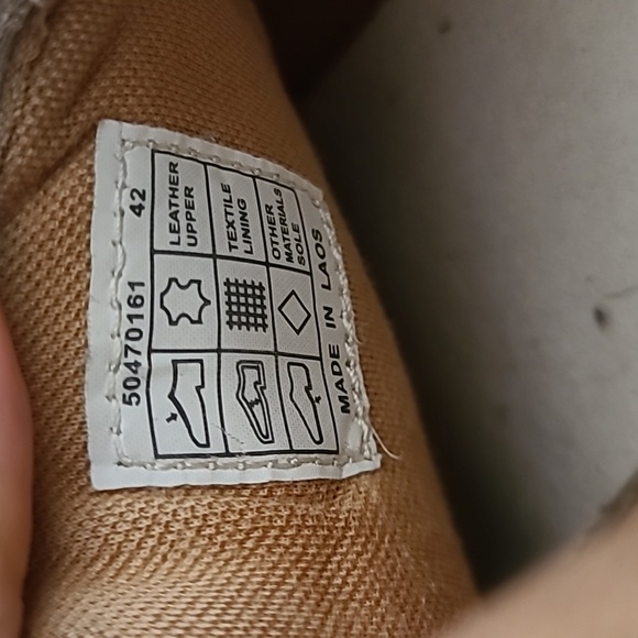 BOSS Perforated White Leather Sneakers Size 8.5 - Picture 10 of 10